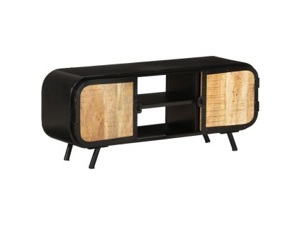 vidaXL TV skrinka 110x30x45 cm surové mangovníkové drevo