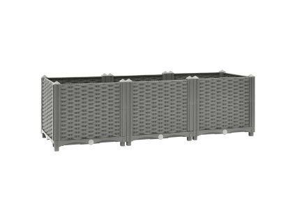 vidaXL Vyvýšený záhon 120x40x38 cm polypropylén