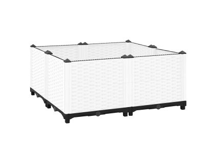 vidaXL Vyvýšený záhon 80x80x38 cm polypropylén