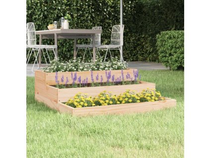 vidaXL Kvetináč 78x78x27 cm borovicový masív