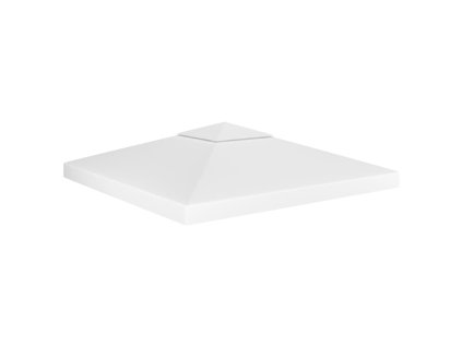 vidaXL Dvojitá strieška na altánok 310 g/m², 3x3 m, biela