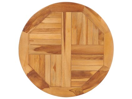 vidaXL Otočná servírovacia tácka masívne teakové drevo