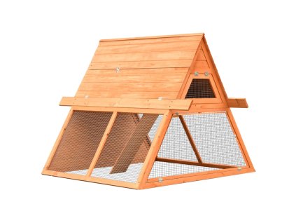 vidaXL Králikáreň, borovicový a jedľový masív 152x128x108 cm