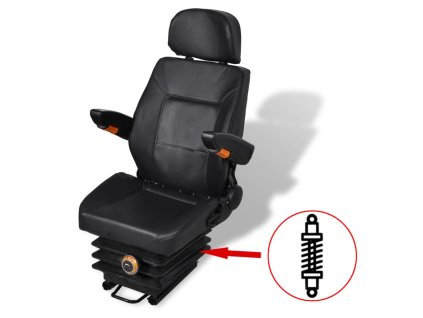 vidaXL Traktorové sedadlo s odpružením