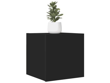 vidaXL Nástenné TV skrinky 2 ks čierne 30,5x30x30 cm