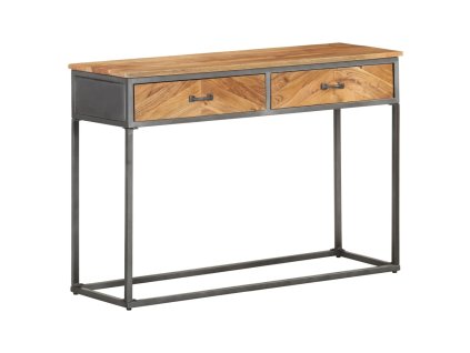 vidaXL Konzolový stolík 110x35x75 cm akáciový masív