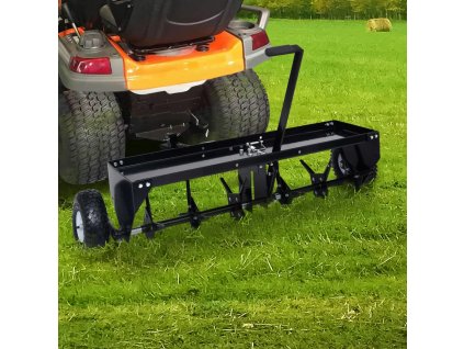 vidaXL Trávnikový prevzdušňovač pre pojazdnú kosačku 102 cm
