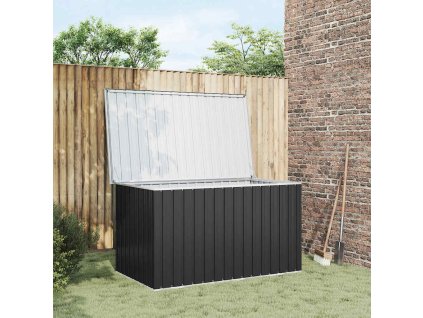 vidaXL Záhradný úložný box antracitový 171x99x93 cm