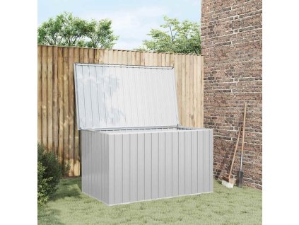 vidaXL Záhradný úložný box, sivý 171x99x93 cm