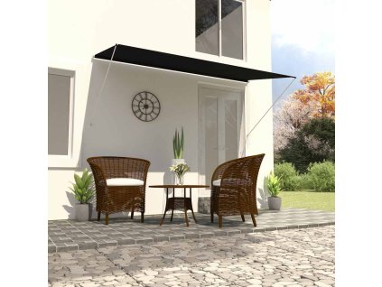 vidaXL Zaťahovacia markíza 300x150 cm antracitová