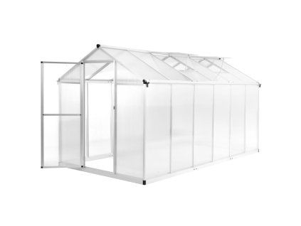 vidaXL Skleník, hliník 362x190x195 cm 13,41 m³