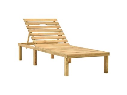 vidaXL Záhradné ležadlo impregnované borovicové drevo