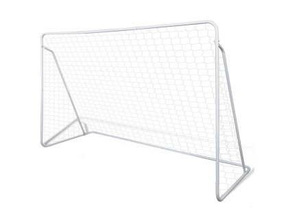 vidaXL Futbalová bránka so sieťou, oceľ 240x90x150 cm, vysokokvalitná