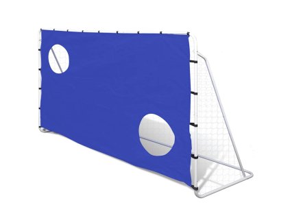 vidaXL Futbalová bránka s plachtou, oceľ 240x92x150 cm, vysokokvalitná
