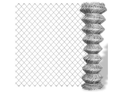 vidaXL Drôtené pletivo, pozinkovaná oceľ 15x1 m, strieborné