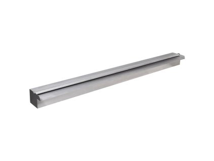 Obdĺžniková bazénová fontána/vodopád s LED, nehrdzavejúca oceľ 90 cm