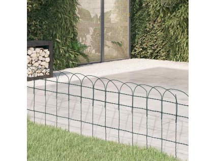 vidaXL Záhradné oplotenie, železo s práškovou úpravou 25x0,4 m