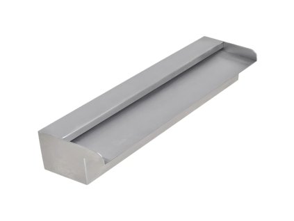 Obdĺžniková bazénová fontána/vodopád, nehrdzavejúca oceľ 45 cm