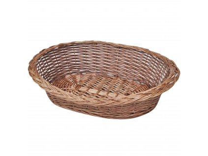 Košík/pelech pre psy z vŕbového prútia, prírodná farba 69 cm