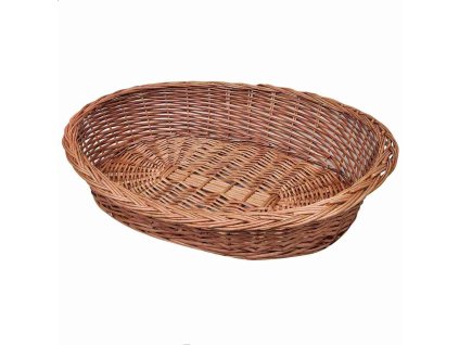 Košík/pelech pre psy z vŕbového prútia, prírodná farba 90 cm
