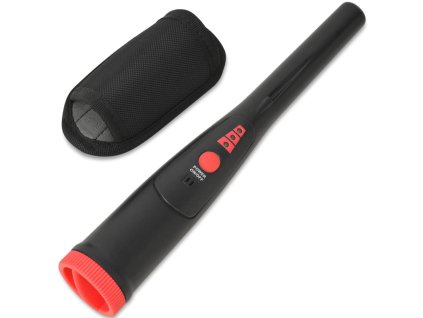 vidaXL Detektor kovov pinpointer, čierno-červený