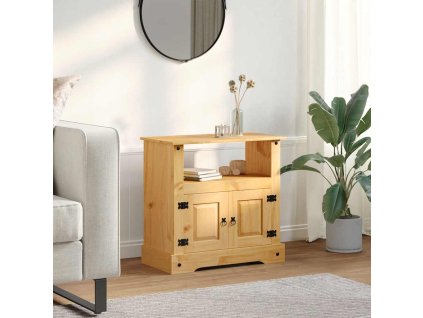 vidaXL TV skrinka z borovice v mexickom štýle Corona, 80x43x78 cm