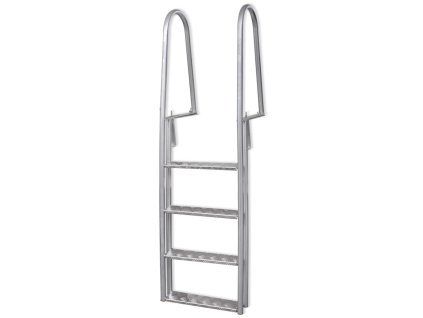 vidaXL Bazénové schodíky/rebrík k bazénu, 4-stupňový, 167 cm