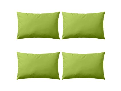 vidaXL Vankúše do exteriéru 4 ks jablkovo zelené 60x40 cm