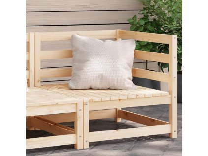 vidaXL Záhradná rohová pohovka masívna borovica