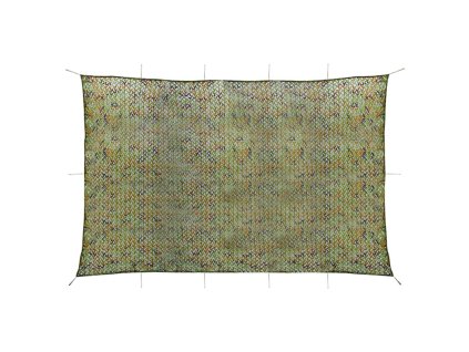 vidaXL Maskovacia sieť s úložným vakom 5x7 m zelená