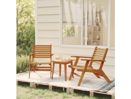 vidaXL Záhradné stoličky 2 ks masívne akáciové drevo