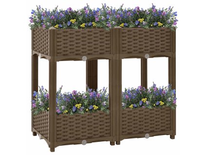 vidaXL Vyvýšený záhon 80x40x71 cm polypropylén