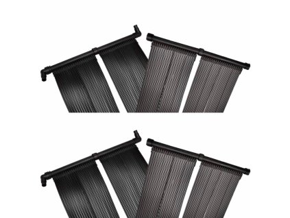 vidaXL Solárny panel na ohrev vody v bazéne 4 ks 80x620 cm