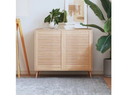 vidaXL Lamelové dvierka na skrinku 2 ks 69x49,4 cm, borovicový masív