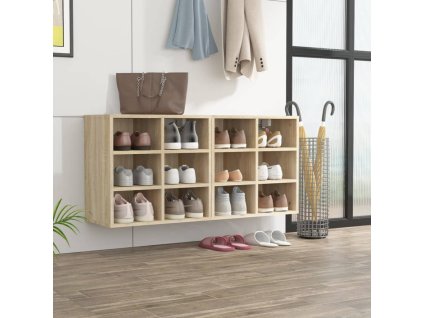 vidaXL Skrinky na topánky 2 ks dub sonoma 52,5x30x50 cm
