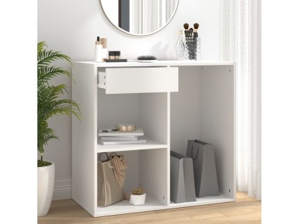 vidaXL Kozmetická skrinka, biela 80x40x75 cm, kompozitné drevo