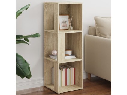 vidaXL Rohová skrinka dub sonoma 33x33x100 cm drevotrieska