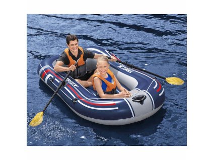 Bestway Hydro-Force Nafukovací čln s pumpou a veslami modrý