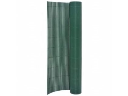 vidaXL Obojstranný záhradný plot 110x400 cm zelený