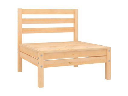 vidaXL Záhradná stredová pohovka, borovicový masív