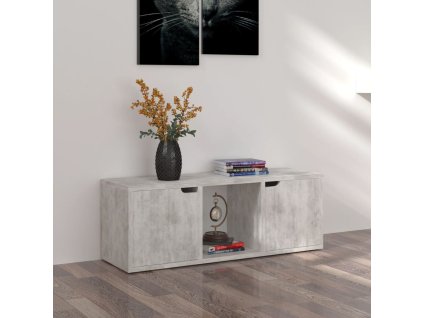 vidaXL TV skrinka, betónovo sivá 88,5x27,5x30,5 cm, kompozitné drevo