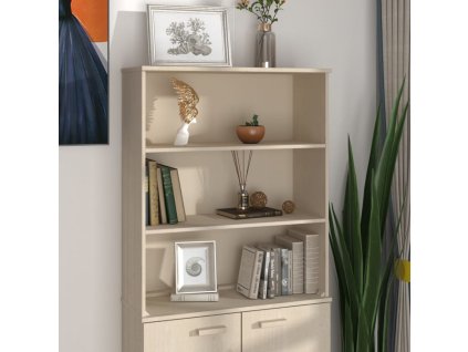 vidaXL Nadstavec na komodu HAMAR, medovo hnedý 85x35x100 cm, borovica