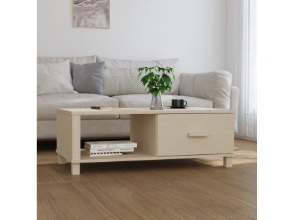 vidaXL Konferenčný stolík HAMAR, medovo hnedý 100x55x35 cm, borovica