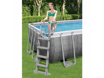 Bestway 4-stupňový bezpečnostný rebrík do bazéna Flowclear 122 cm