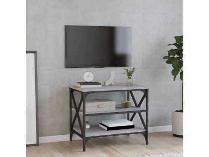 vidaXL TV skrinka sivý dub sonoma 60x40x50 cm spracované drevo