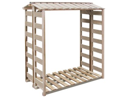 vidaXL Prístrešok na drevo 150x90x176 cm, impregnovaná borovica