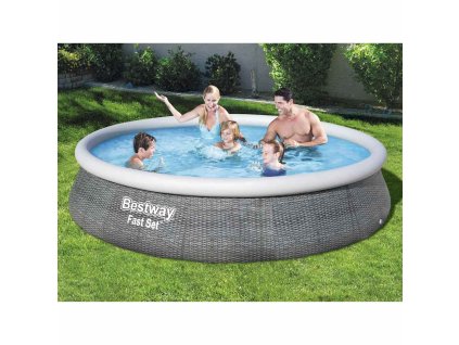 Bestway Nafukovacia bazénová sada s pumpou Fast Set 396x84 cm