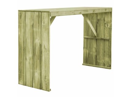vidaXL Barový stôl 170x60x110 cm, impregnovaná borovica