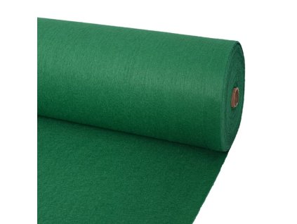 vidaXL Záťažový koberec, hladký 1,2x12 m, zelený