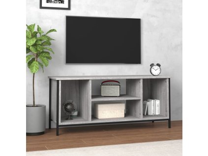 vidaXL TV skrinka sivý dub sonoma 102x35x45 cm kompozitné drevo